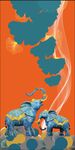 夢幻大象與奇幻天空場景畫冊