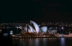 悉尼歌劇院夜景璀璨