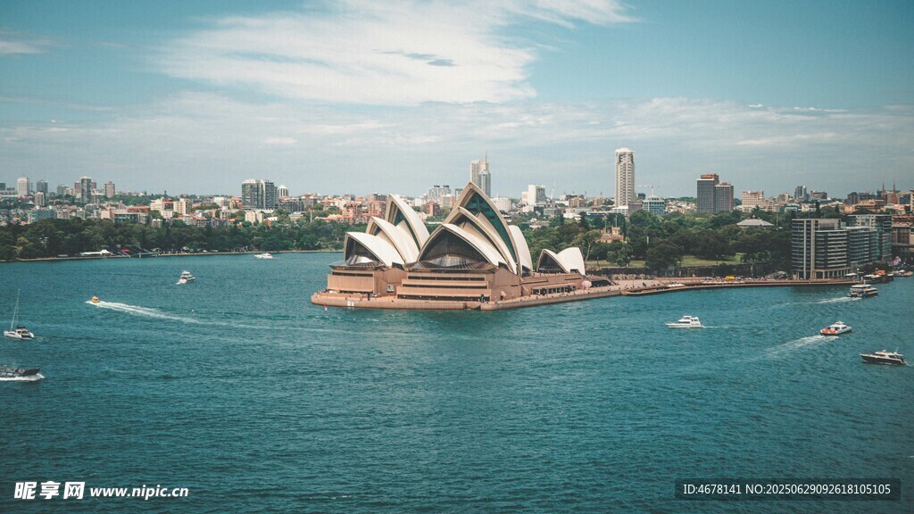 悉尼歌劇院與美麗海景