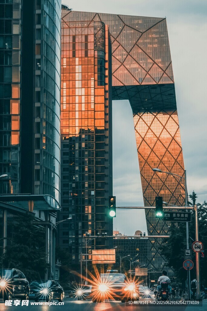 北京地標(biāo)建筑城市街景