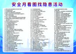 安全月找隱患活動清單