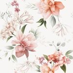 粉色花卉圖案背景