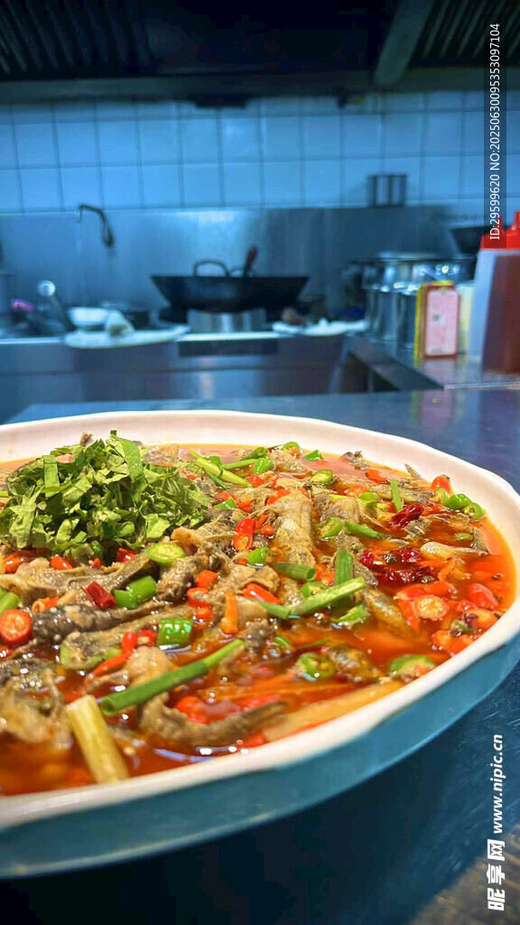 美味誘人的特色麻辣烤魚