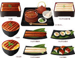 多樣日式壽司美食展示