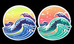 海浪圖案