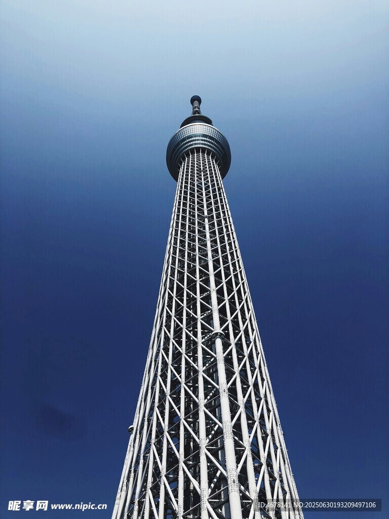 東京晴空塔仰視美景