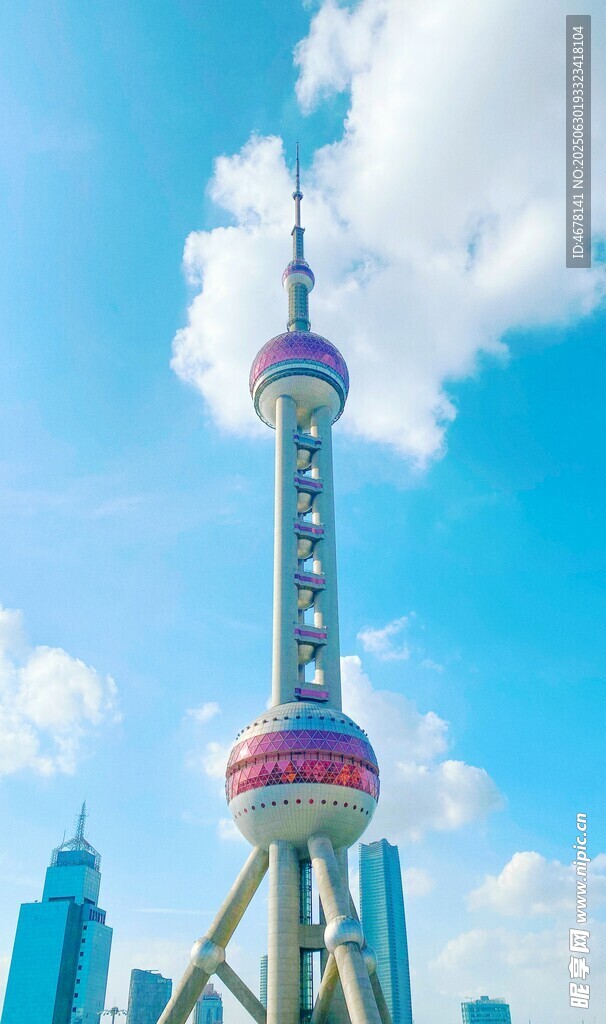 上海東方明珠塔城市風光
