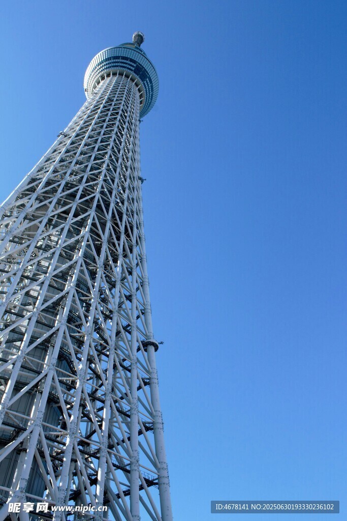 東京晴空塔仰視美景