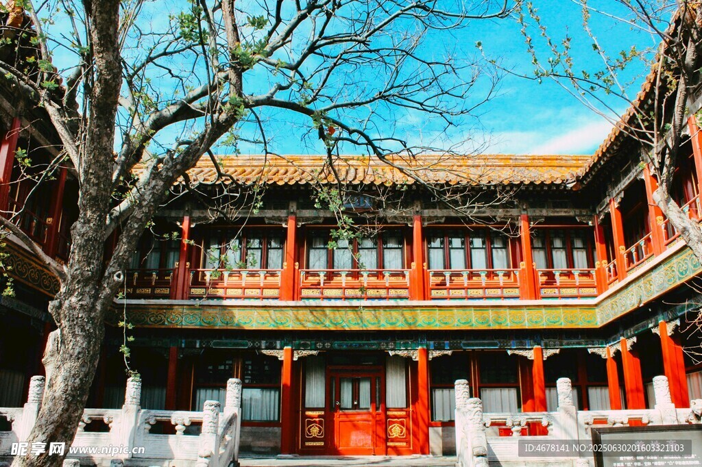 中式古建筑庭院景觀