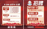 會(huì)員禮遇招聘海報(bào)