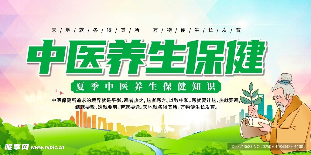 中醫(yī)養(yǎng)生保健宣傳海報(bào)