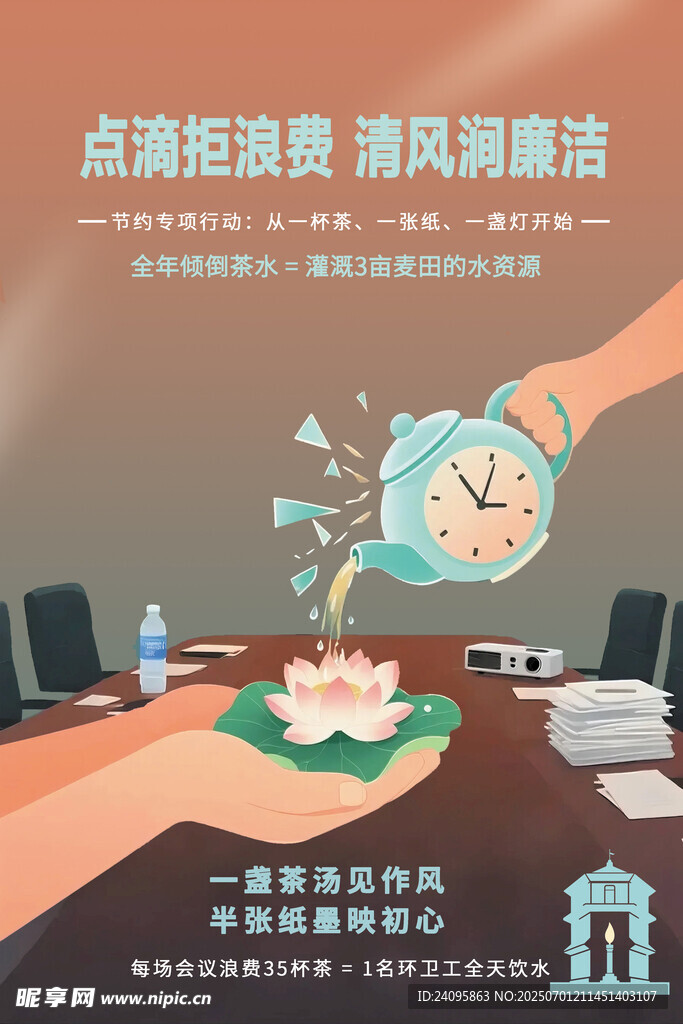清風(fēng)廉潔會議場景