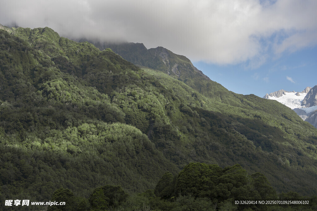 青山蔥郁間的自然美景