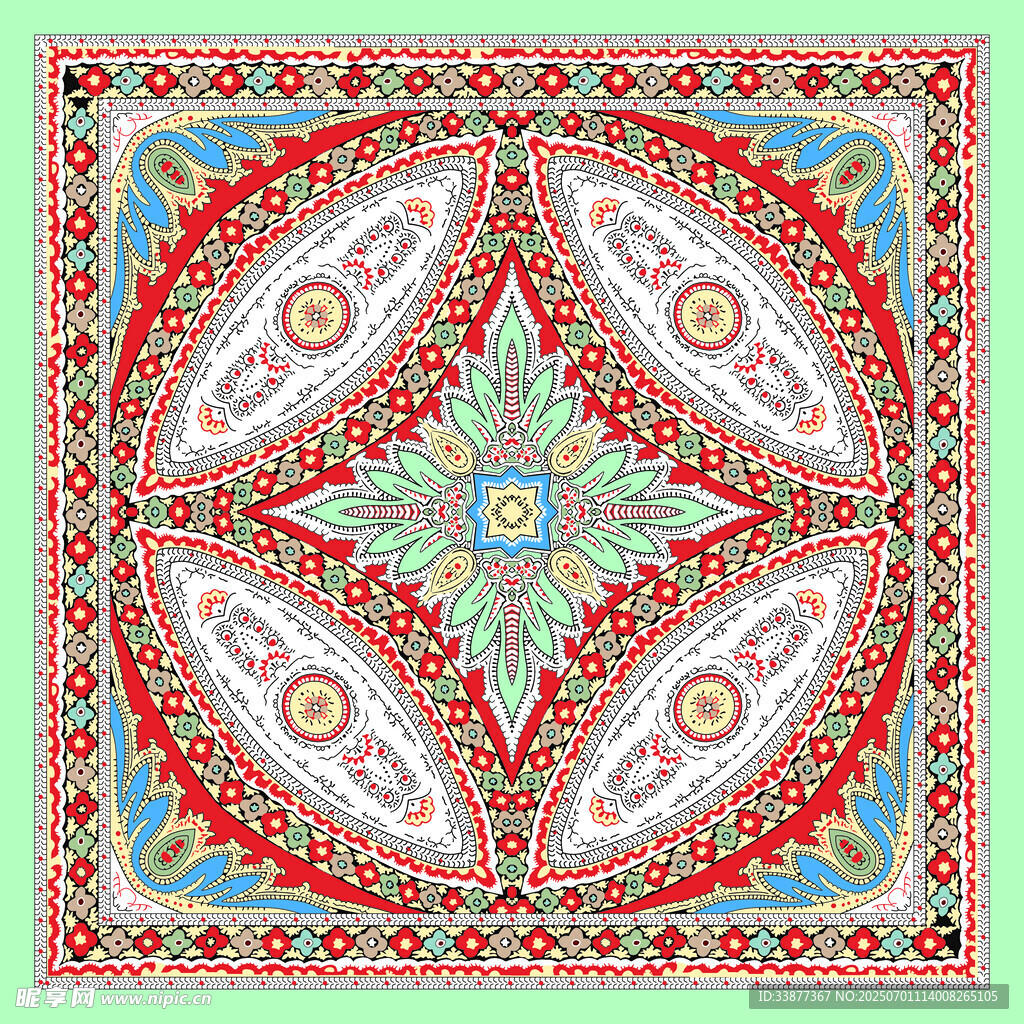 復(fù)古民族風(fēng)幾何圖案裝飾