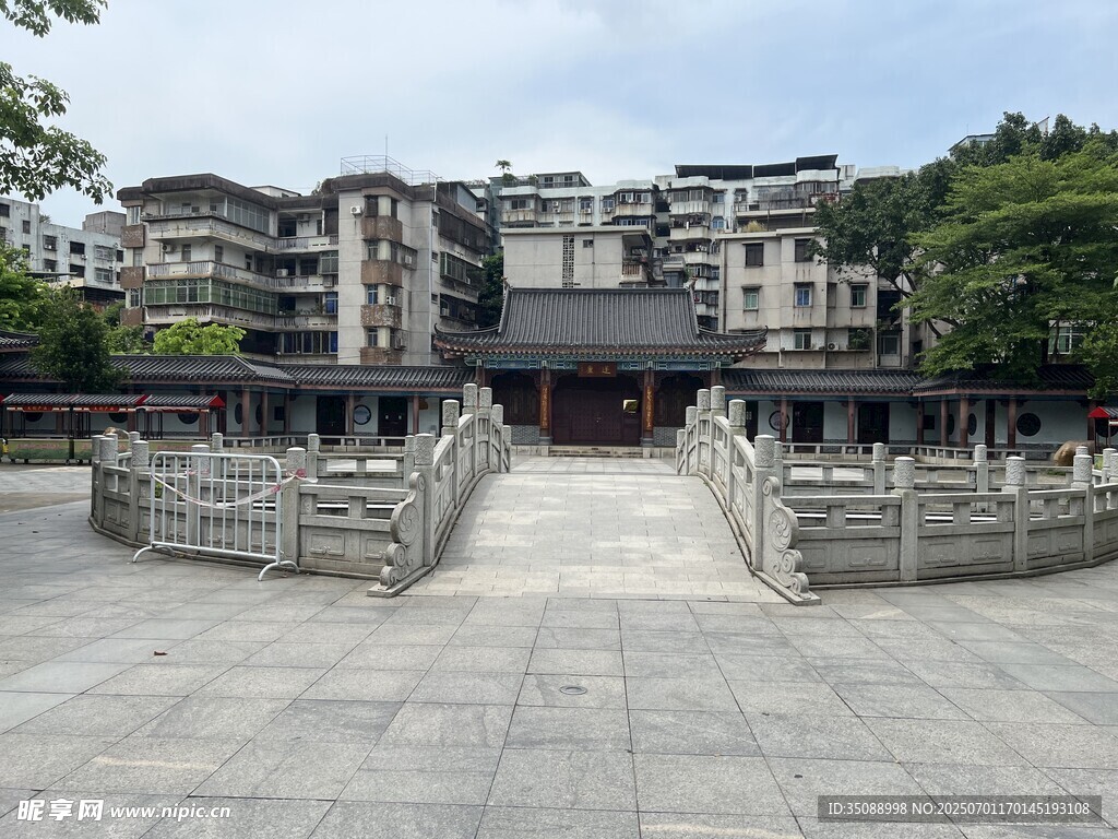 中式古建筑庭院景觀