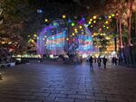夜晚絢麗燈光