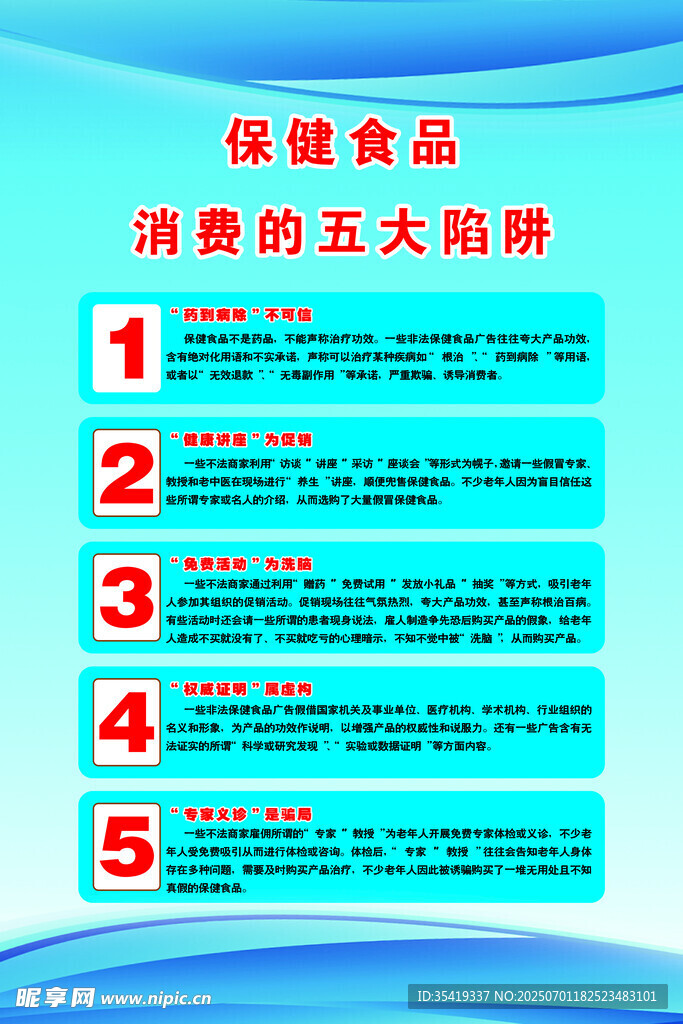 保健食品消費五大陷阱
