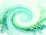 夢(mèng)幻綠藍(lán)漩渦流體圖案