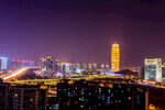 鄭州城市建筑夜景
