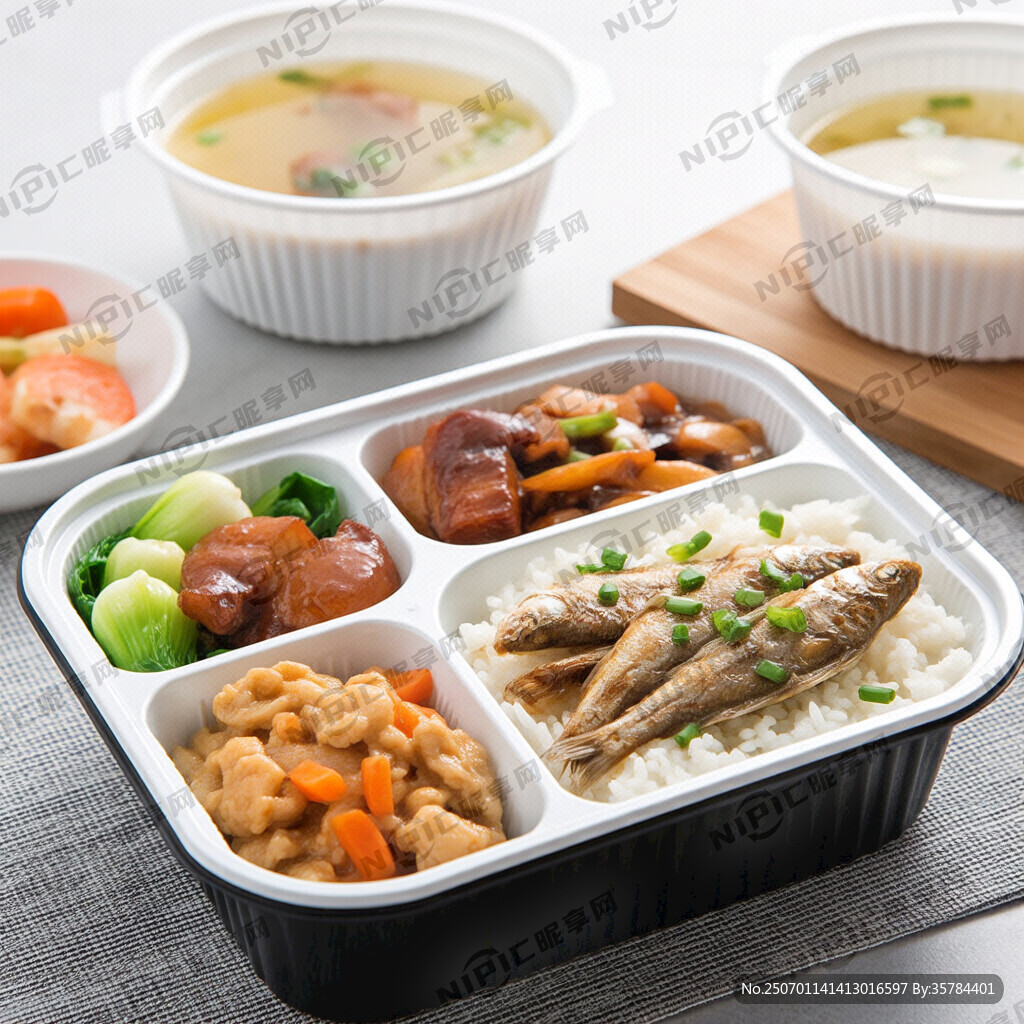 快餐盒飯