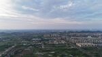 淮南市城市全景俯瞰圖