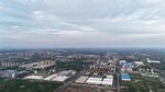淮南市全景俯瞰圖