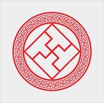中式傳統(tǒng)回紋圓形圖案