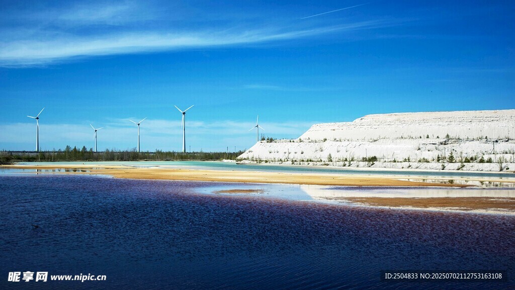 海濱城市美麗海岸線風光