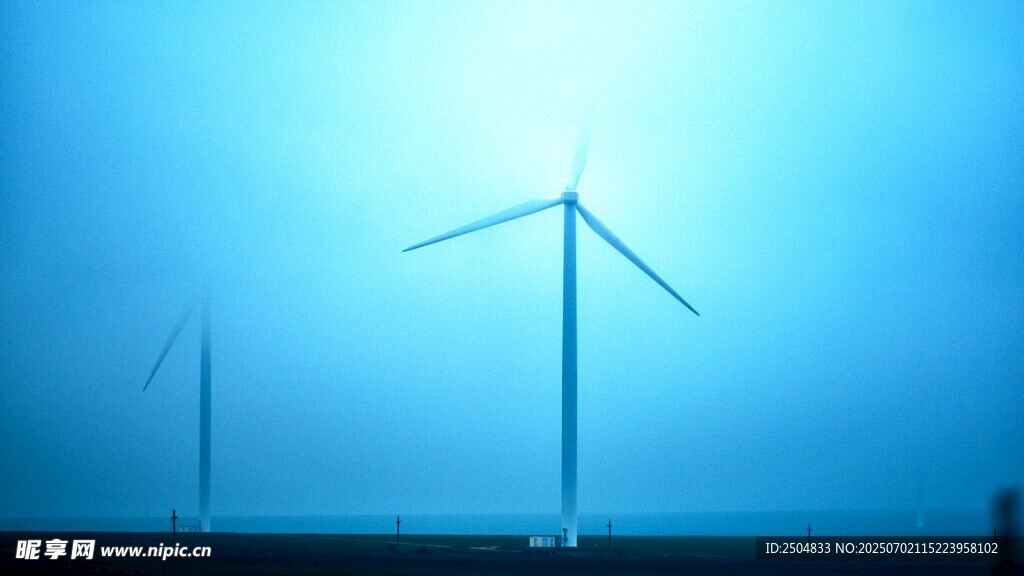 海上風力發電機景觀
