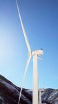高山上的大型風力發電機