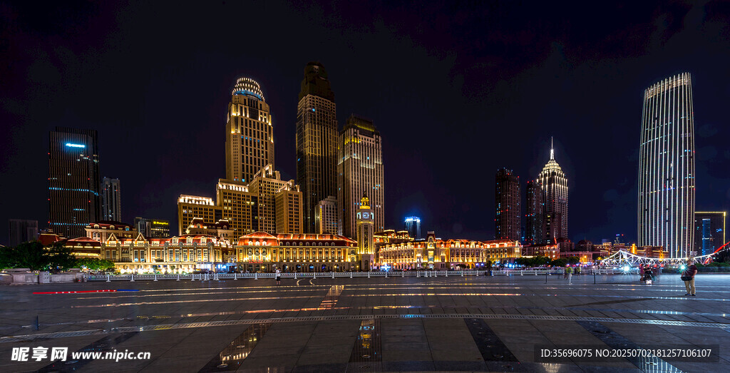城市璀璨夜景