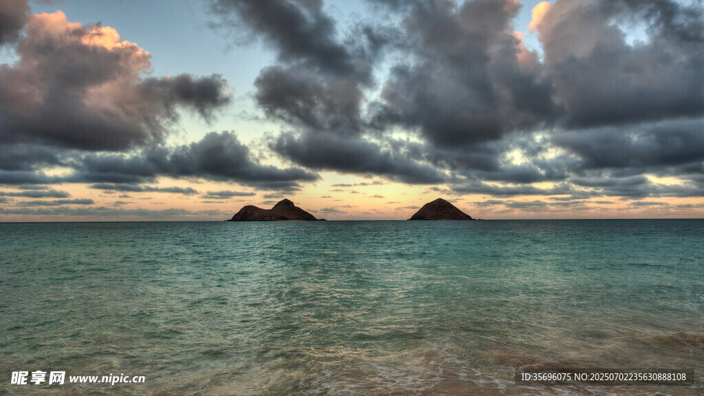 海上日落美景