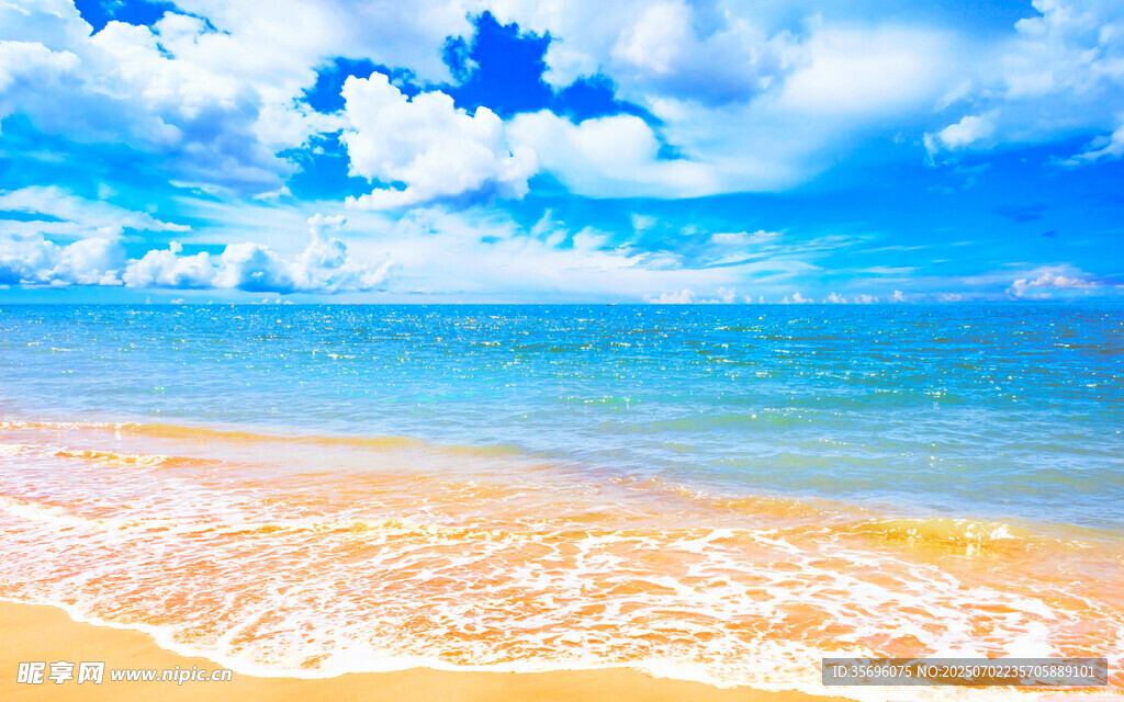 美麗海濱風光