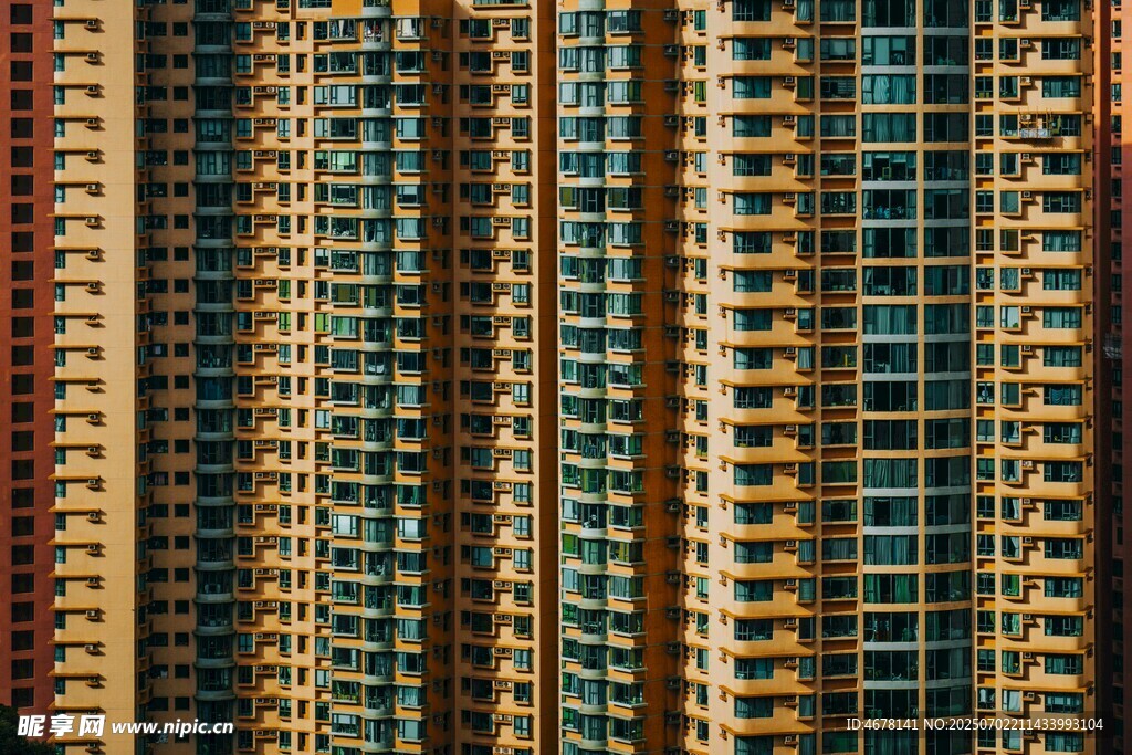 高樓大廈外立面特寫