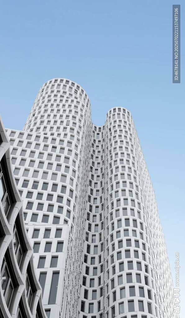 現代風格高樓建筑外觀