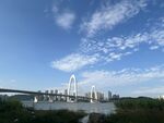 城市橋梁與天際線美景
