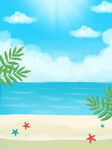 夏日海灘風光