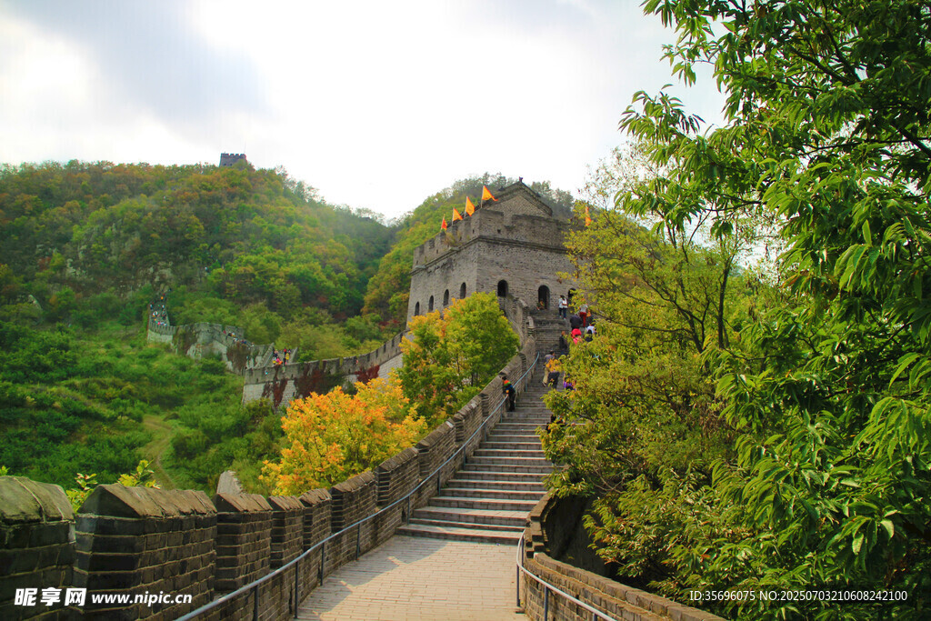 秋日長(zhǎng)城美景