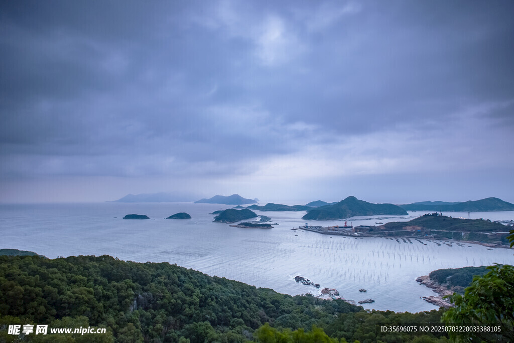 霞浦日落機(jī)位全景圖