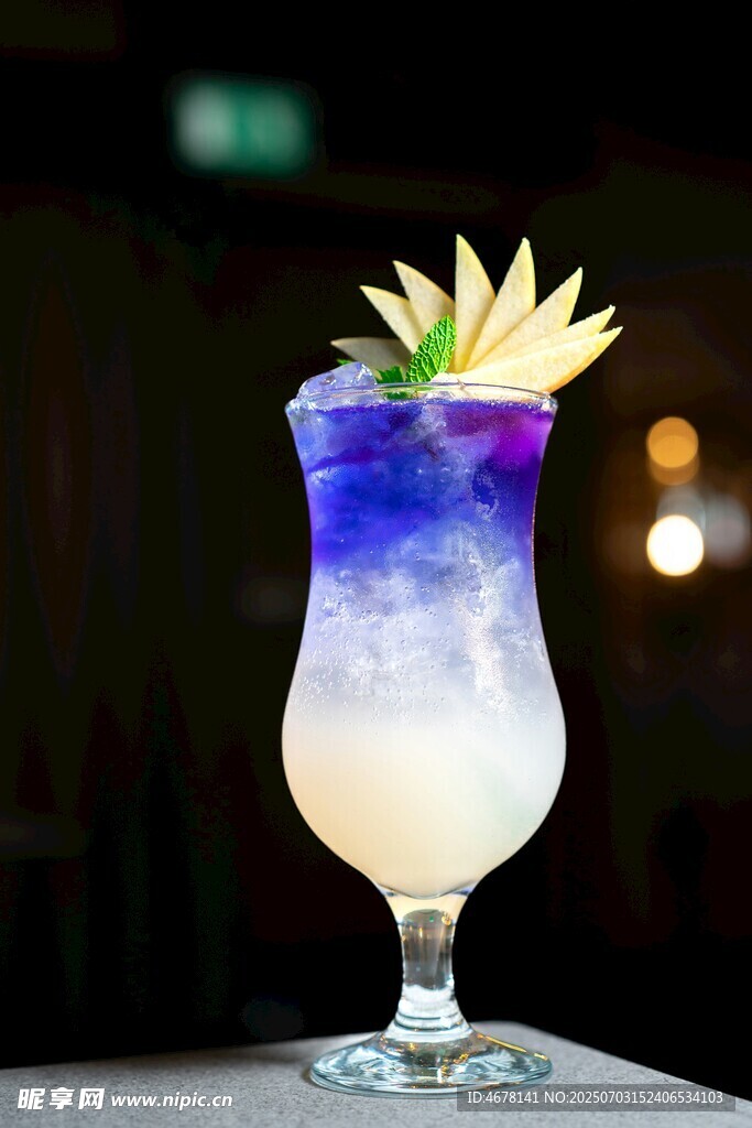 夢幻分層熱帶風情雞尾酒