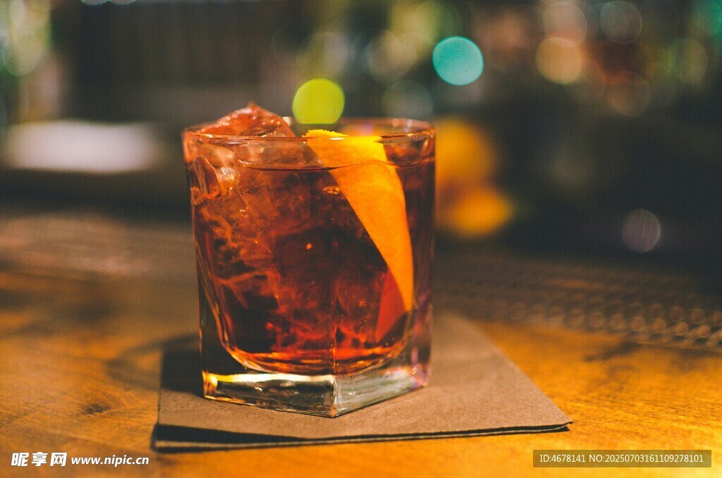 酒吧中的特色冰飲