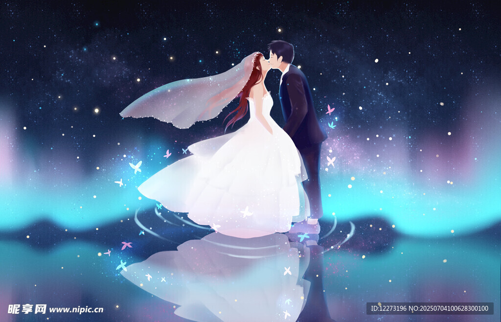 夢(mèng)幻星空下的浪漫婚禮
