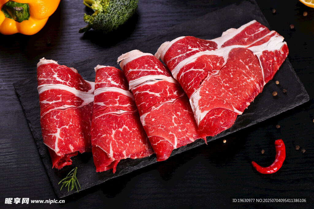 新鮮牛肉卷