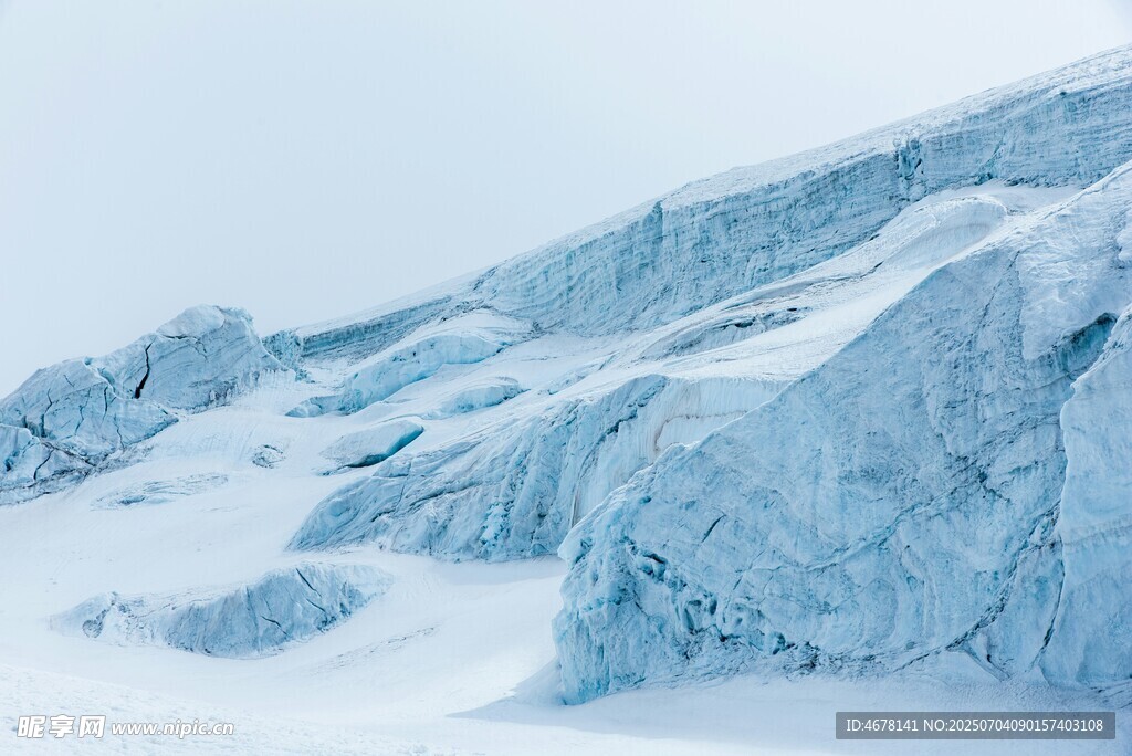 壯觀冰川雪景