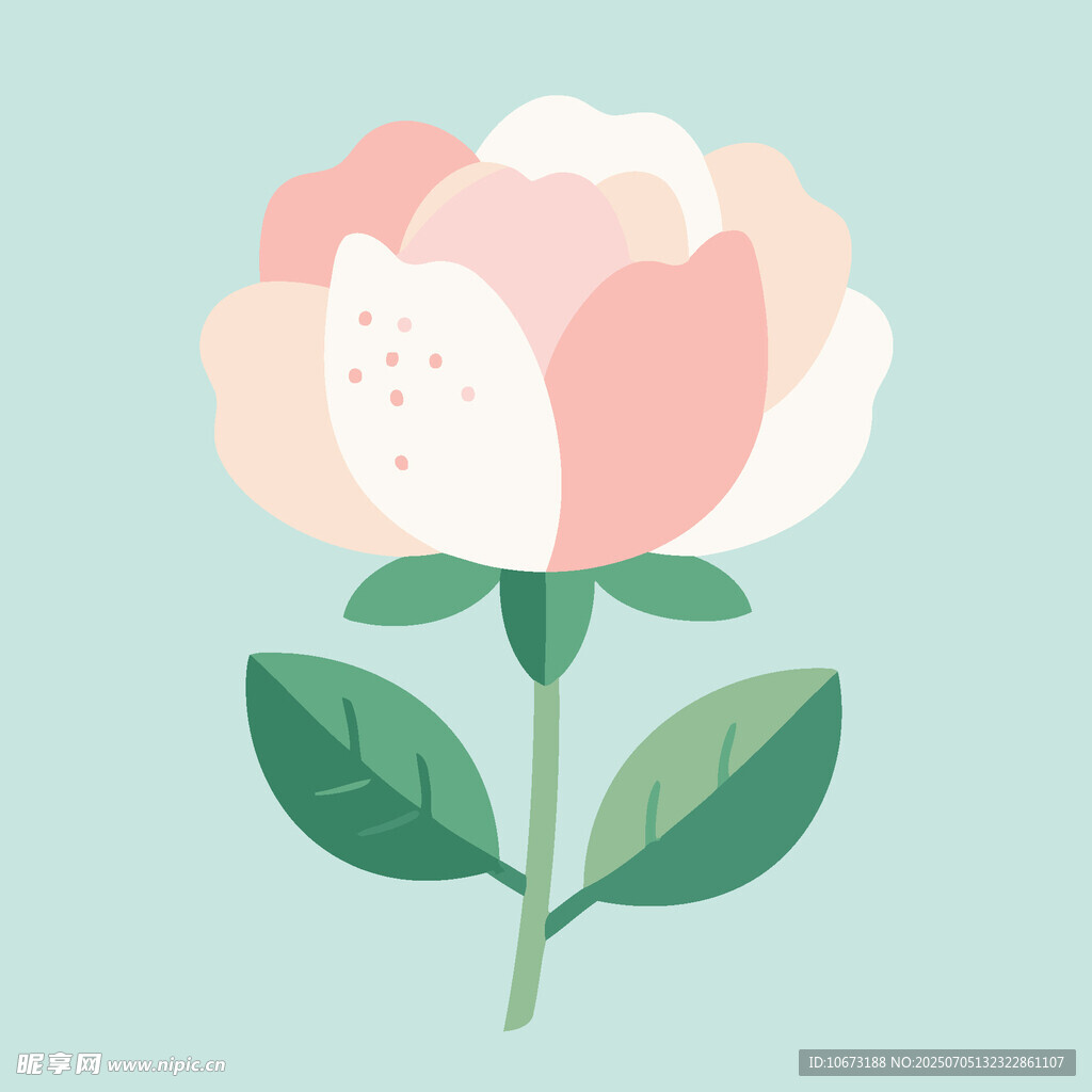 粉色花朵插畫(huà)