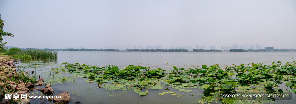 無錫黿頭渚湖面全景