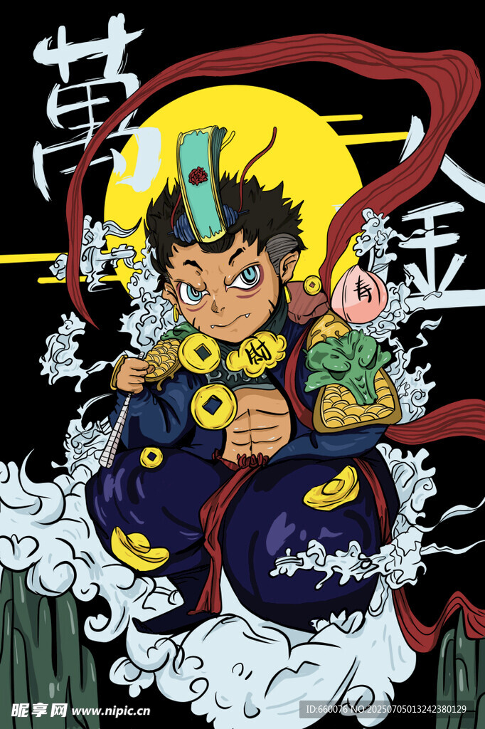 古風(fēng)動(dòng)漫角色萬(wàn)葉形象展示
