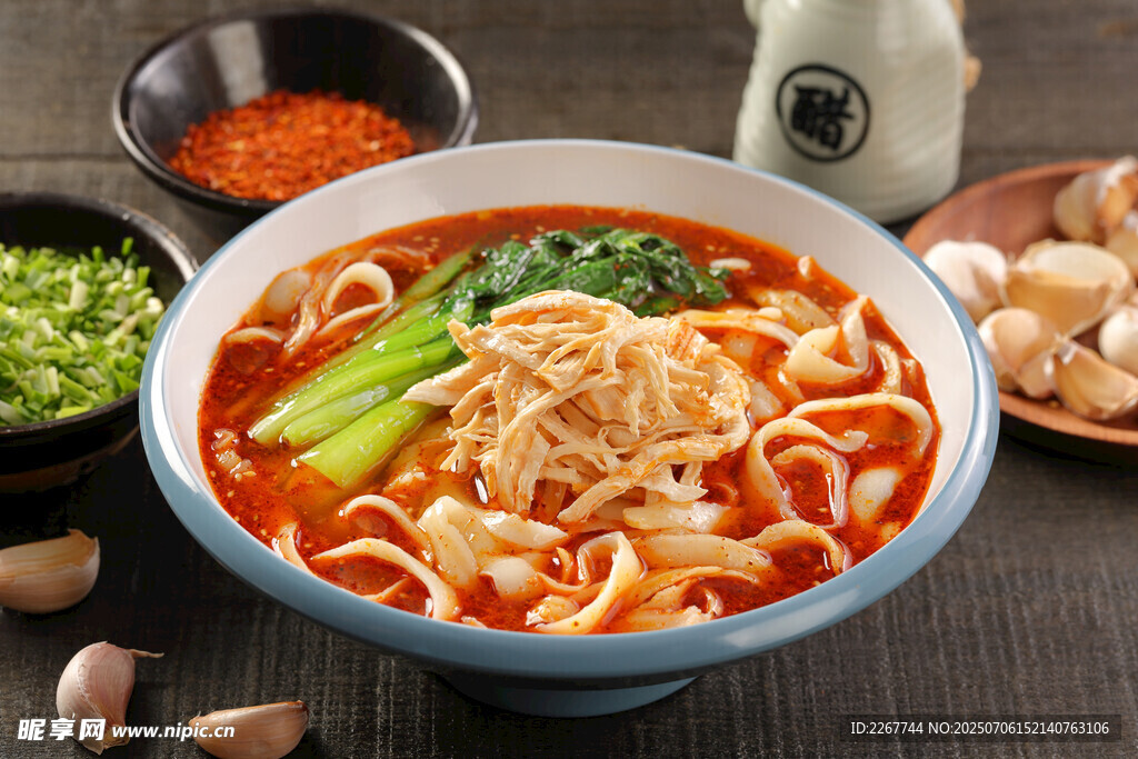 雞絲麻辣面