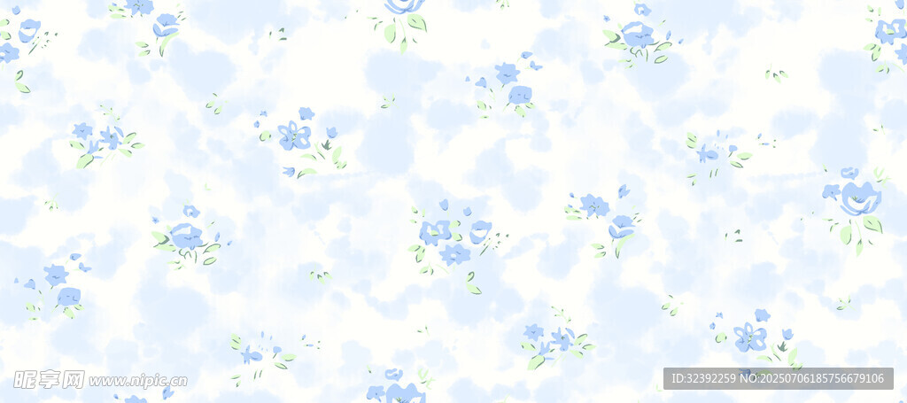 淺藍(lán)色碎花圖案背景