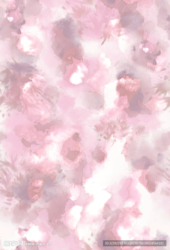 夢幻粉色水彩紋理背景